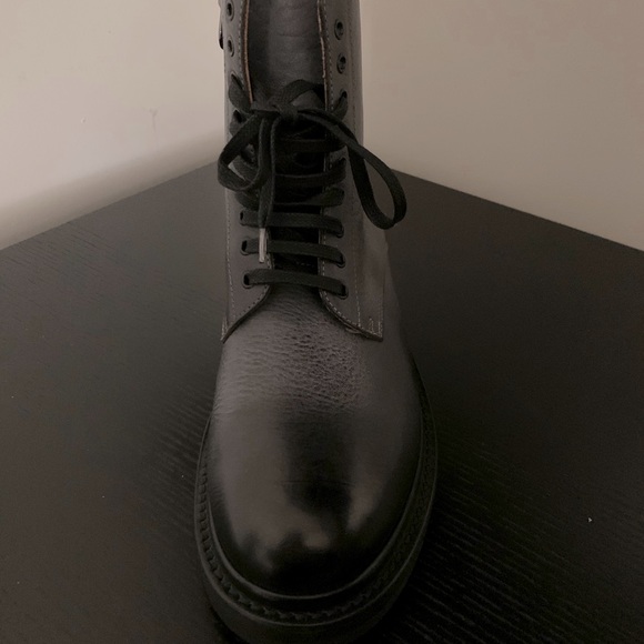 FRYE Alice Leather Combat Boots US Women’s size 10 - Picture 6 of 11